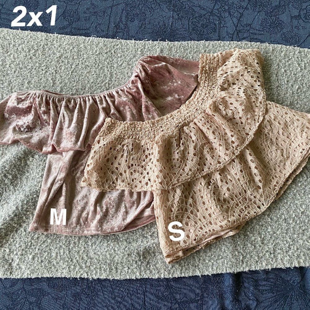 Pink Crop Tops